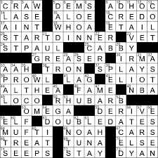 Definitions, synonyms and antonymns for the word leafstalk. La Times Crossword Answers 19 Mar 2018 Monday Laxcrossword Com