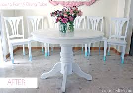 In this week's video, i show you how i painted my old brown wooden table gold. How To Paint A Dining Room Table Chairs Makeover Reveal A Bubbly Life