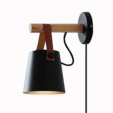 Kiven Iron Art Belt Wall Lamp Ul Certification Plug In Button Cord Lighting Round Bucket Loft Style Wall Lamp For Bathroom Dining Room Wall Lamp Lamp Lighting
