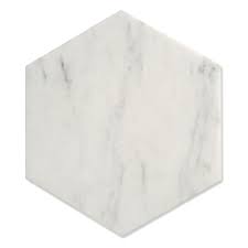See more ideas about hexagon tiles, hexagon, hexagonal mosaic. Carrara Hexagon Marble White 17 5cm X 20cm Wall Floor Tile Ebay