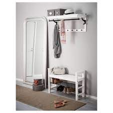 Hemnes White Hat Rack 85 Cm Ikea Bench With Shoe Storage Shoe Storage White Hemnes