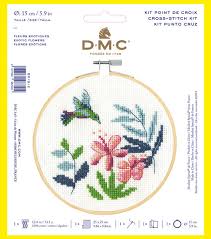 Use 2 strands of embroidery floss for all of the stitches. Dmc Cross Stitch Kit Exotic Flowers Joann