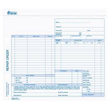 Create a construction work order form. Auto Repair Invoice Work Orders Receipt Printing Designsnprint