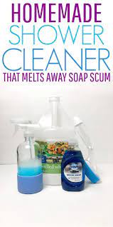 Homemade Shower Cleaner Organization Obsessed Homemade Shower Cleaner Shower Cleaner Diy Shower Cleaner
