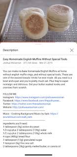 Maybe you would like to learn more about one of these? Joshua Weissman English Muffin In 2021 Homemade English Muffins English Muffin Easy Bread