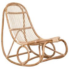 Nanny Rocking Chair By Nanna Ditzel Rattan Rocking Chair Rocking Chair Scandinavian Rocking Chairs