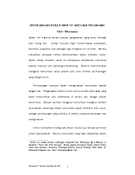 Contoh skrip drama pendek tentang kebersihan di asrama. Doc Untuk Menjadi Penulis Skrip Tv Mesti Ada Visi Dan Misi Wiramanja A Rahman A Hanafiah Academia Edu