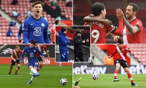 Get a summary of the chelsea vs. Southampton 1 1 Chelsea Mason Mount Earns And Scores Second Half Penalty As Blues Settle For Point Daily Mail Online