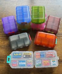 Personalized Pill Organizer: Portable Travel Medicine Case, Original Mini  Pocket Pharmacy - Etsy UK