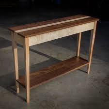 42 W X 12 D Shaker Entry Table Resting Shelf Optional Breadboard Ends Optional Custom Made American Hardwoods Entry Table Table Shaker Furniture