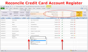 Balance sheet reconciliation template in excel. How To Reconcile Credit Card Account In Excel Checkbook Register Buyexceltemplates Com