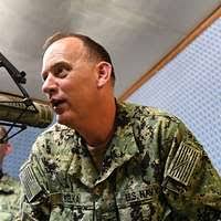 Coast Guard Petty Officer 1st Class Kyle Vaders, a