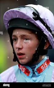 Jockey cameron hardie at newbury racecourse hi-res stock photography and  images