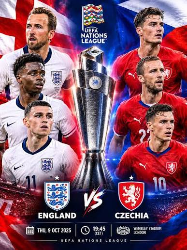 🏆 UEFA Nations League – Group A3 🇨🇿 Czechia vs 🏴 England 📍 Fortuna  Arena, Prague England's following match is Croatia vs England on 3 October  2026. #UEFANationsLeague #NationsLeague #football #foo