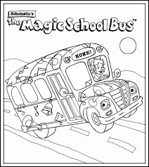 Scholastic S The Magic School Bus Color It In Magic School Bus Magic School School Bus Crafts