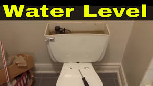 Once it's filled up, flush then examine the water level in the bowl. How To Adjust Toilet Water Level Easy Tutorial Youtube