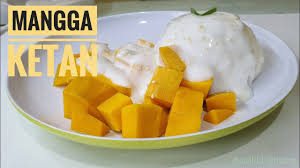 Jika nasi ternyata terlalu keras atau kering untuk anda makan, kukus. Cara Membuat Mangga Ketan Yg Segar Mango Sticky Rice Youtube
