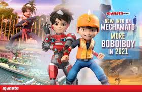 This time around boboiboy goes up against a powerful ancient being called retak'ka, who is after boboiboy's elemental powers. Mechamato Monsta News