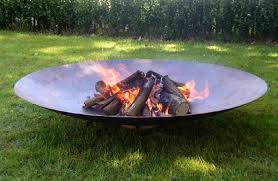 Sold and shipped by spreetail. 120cm Corten Steel Large Fire Pit And Water Bowl 449 99