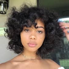 Loose Curly Bob Perfect For 3b Size Curls Or A Loose Twist Out This Natural Hair Bob Is Long Natural Hair Styles Short Natural Hair Styles Natural Hair Bob