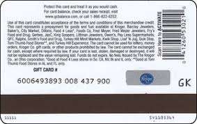 Select the gift card merchant from the drop down list. Gift Card Merchandise Credit Kroger United States Of America Kroger Col Us Kr Sv1105364