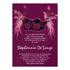 Birthday Party Invitation In Spanish 5x7 Masquerade Quinceanera Birthday Invitation 16th Birthday Invitations Quinceanera Invitations Birthday Invitations