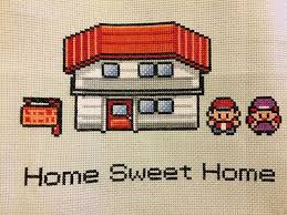 Pokemon Home Sweet Home Cross Stitch Pattern Lord Libidan