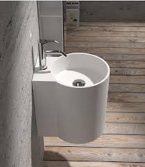 corian bathroom wall hung wasbasin