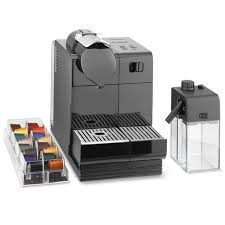 A stylish machine that makes espressos performance: Nespresso De Longhi Lattissima Plus Espresso Machine Williams Sonoma