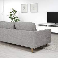 Ringstorp 2 Seters Sofa Svart Hvit Natur Ikea Mobler Sofa Hus Innredning