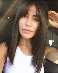 abbycbroderick curtainbangs abbycbroderick bangs with medium hair medium hair styles long hair with bangs