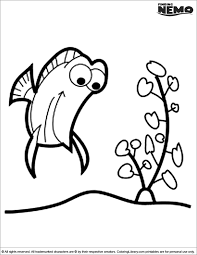 Coloring pages are a fun way for kids of all ages to develop creativity, focus, motor skills and color recognition. Finding Nemo Free Coloring Sheet Coloring Library