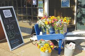 Sunflower bridal bouquet, cascading bouquet, wedding bouquet, bride bouquet, ivory bouquet, greenery bouquet harvest view barn is nestled on 250 acres. Consider Putting All Your Eggs In One Basket When Selling Flowers