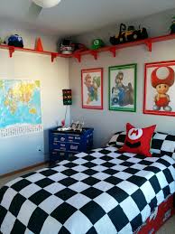 Mario Brothers Decorations Bedroom In 2020 Bedroom Themes Mario Room Super Mario Room