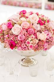 Classic Round Centerpiece With Luxurious Pink Flowers Flower Arrangements Pink Flowers Flowers