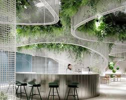 Das the garden kombiniert modernes design mit dem besten aus österreich, der türkei und internationalen trends. Karvone Design Creates Surreal White Garden With White Metal Sculptures For Coffee Shop In China