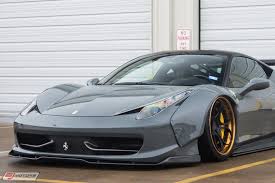 Nero black on rosso red leather interior. Used 2010 Ferrari 458 Italia Liberty Walk Sema Show 458 For Sale Special Pricing Bj Motors Stock 2a0175288
