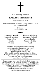 Fredriksson var ledamot av svenska. Familjesidan Se Dodsannonser Fran Hela Landet