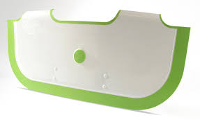 Buy Babydam Bathwater Barrier Baby Bath Tub White Green At Mighty Ape Nz