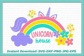 Check spelling or type a new query. Unicorn Svg Rainbow Svg Flowers Svg Cloud Svg Unicorn House Svg Unicorn Iron On Printable Unicorn With Rainbow Svg Unicorn Clipart By Kartcreation Thehungryjpeg Com