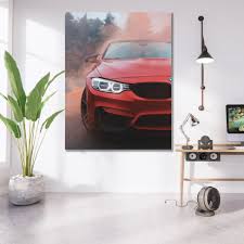 masina-bmw-rosu-tablou-printat – The Print Studio