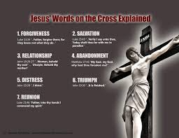 Visual Aid Jesus Words On The Cross Jesus Words Of Jesus Read Bible
