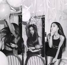 Hbd tiny, i am taking care of you ! she wrote to an adorable birthday messages came pouring in for the pop star on social media throughout the day on saturday — including a , frankie grande. Image About Black And White In Ariana Grande By K Th