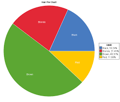 Hair Color Pie Chart On Statcrunch