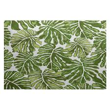 Tropical haven floral area rugs. E By Design Palm Leaves Doormat Walmart Com Walmart Com