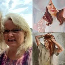 Happy International Women's Day! In 2019, I insisted that I was not a  painter of women, and I had a show that very purposefully comprised of 7  images of men and 7