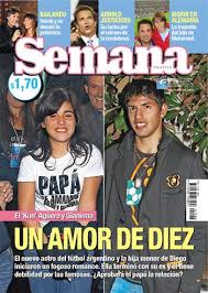 But things turned sour and they split in 2012, with some reports in their native argentina claiming the pair argued over giannina's alleged 'party lifestyle'. Sergio Aguero And Giannina Maradona Famousfix Com Post