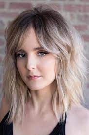 26 Stunning Ideas Of Medium Length Hairstyles With Bangs Medium Length Hair Styles Mid Length Hair With Layers Long Hair Styles