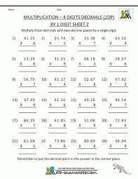 Begin by reinforcing their times tables knowledge with basic multiplication equations. 4th Grade Multiplication Practice Worksheets Novocom Top