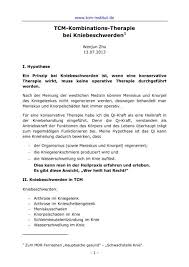 So können jahrelang nur leichte und vorübergehende beschwerden bei arthrose im kniegelenk auftreten. Tcm Kombinations Therapie Bei Tcm Institut Ka Ln